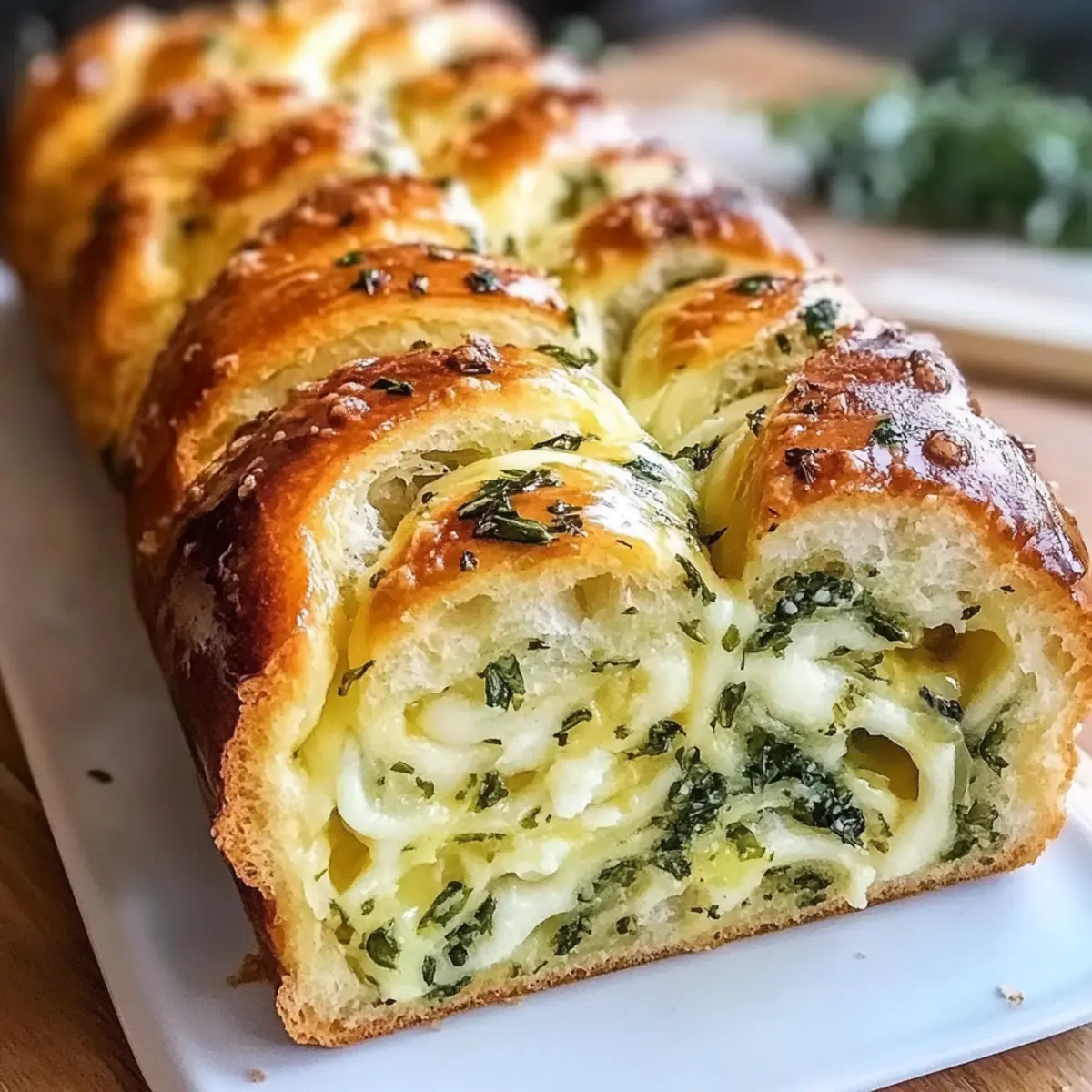 Swirled Garlic Herb and Cheese Bread: A Cozy Baking Adventure