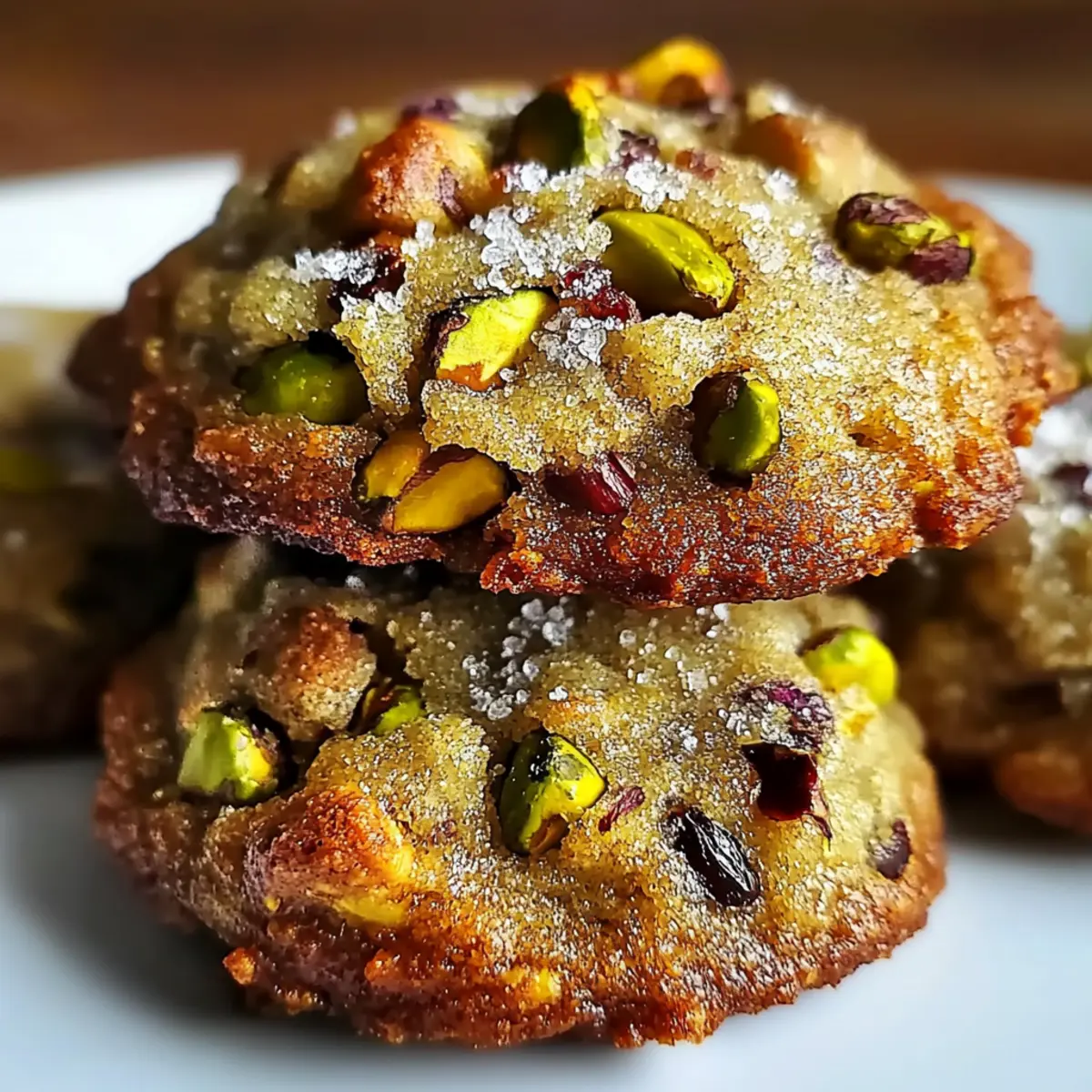 Salted Honey Pistachio Cookies for Sweet Moments at Home