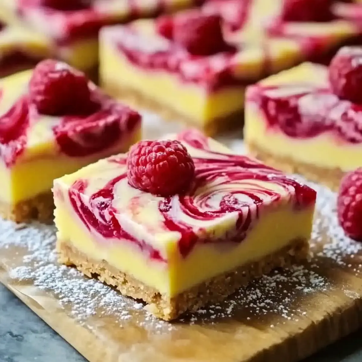 Lemon Raspberry Swirl Bars: A Bright Springtime Treat