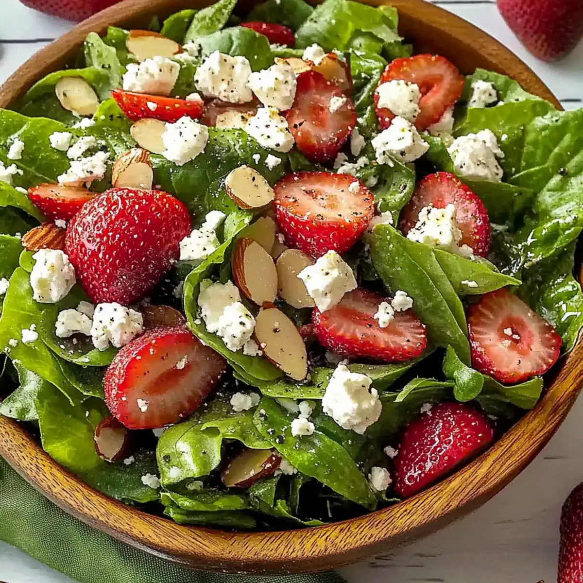 Strawberry Romaine Feta Salad: Your Perfect Summer Refreshment