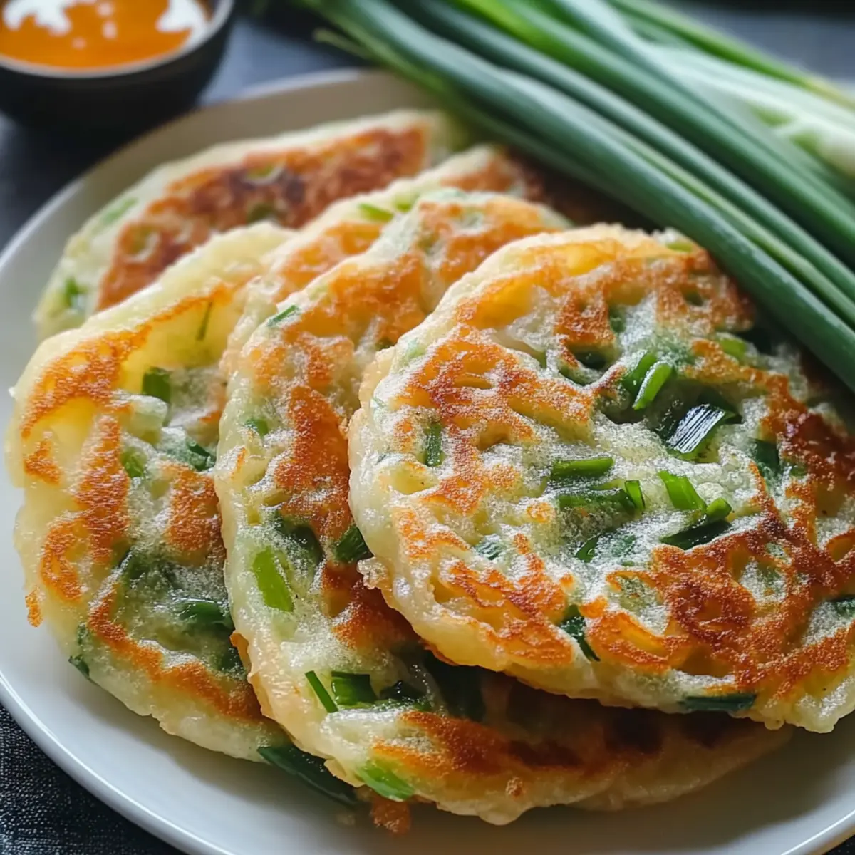 Crispy Rice Paper Scallion Pancakes for Quick Gourmet Snacking