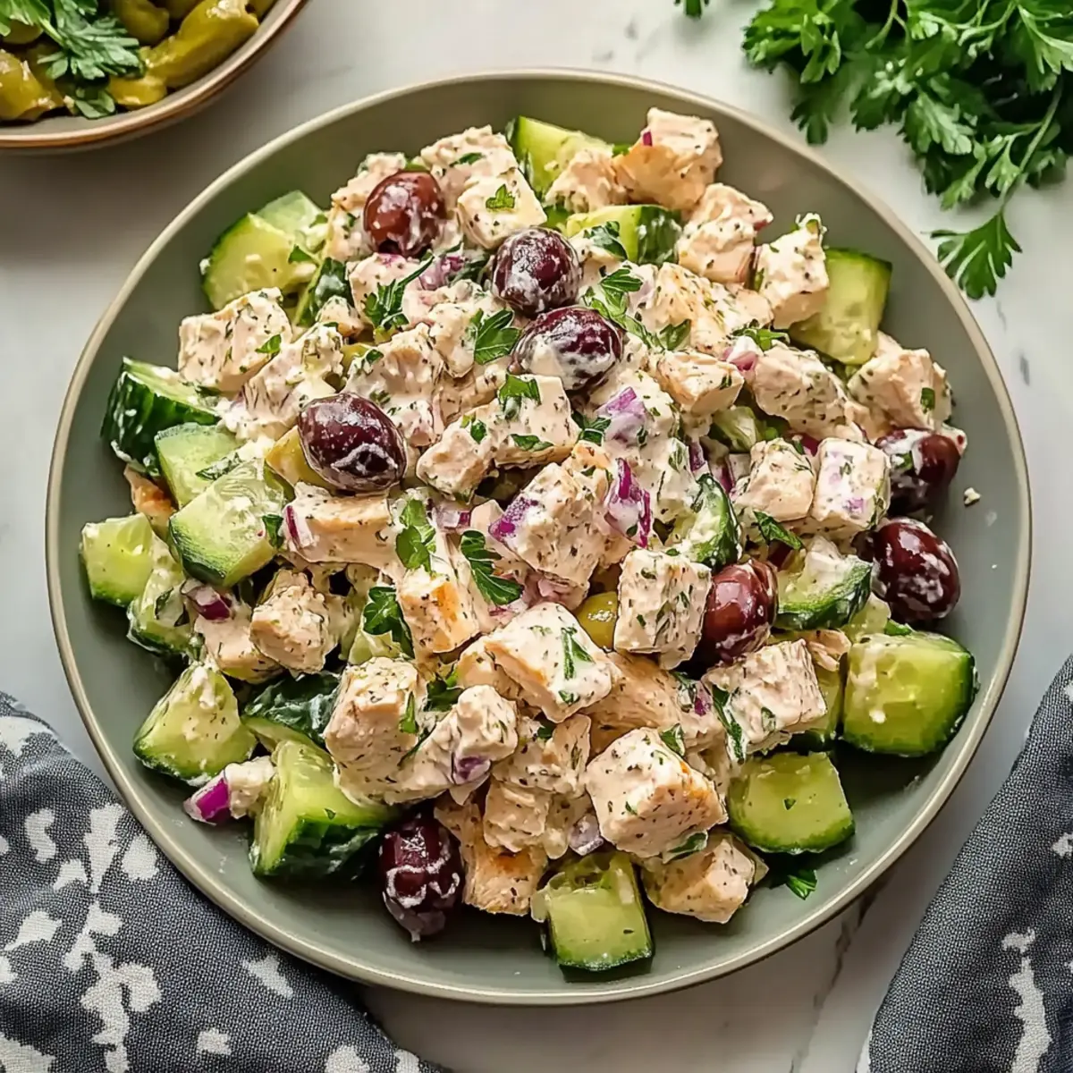 Mediterranean Chicken Salad That Reinvents Your Lunch Game
