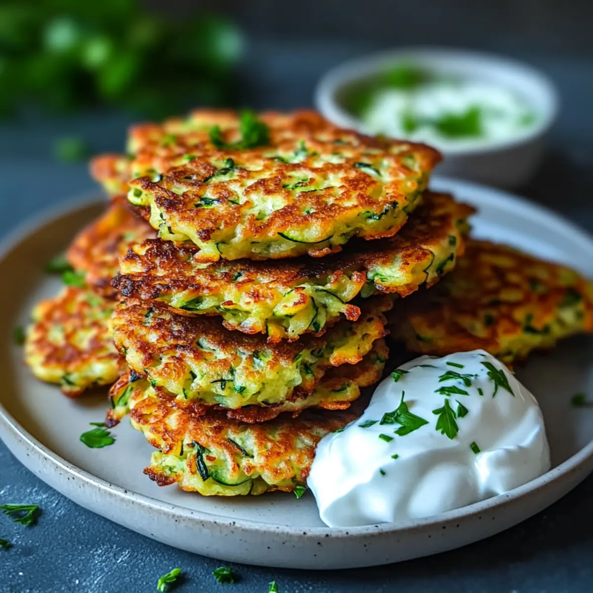 Crispy Healthy Zucchini Fritters You’ll Crave Daily