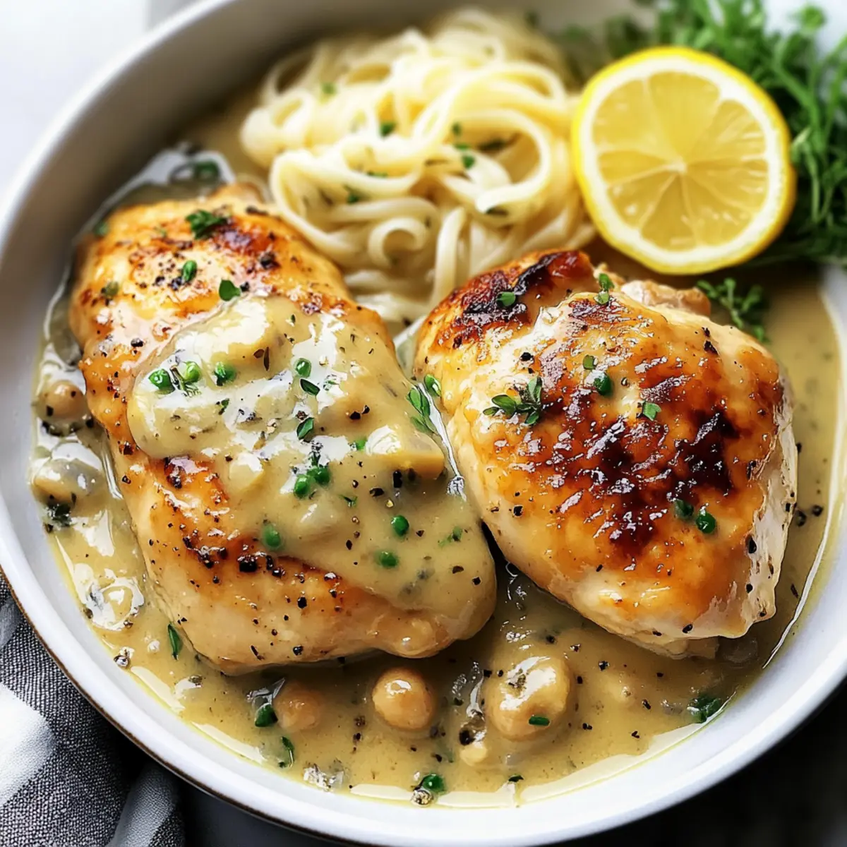 Crispy Chicken in White Wine Sauce for Cozy Nights