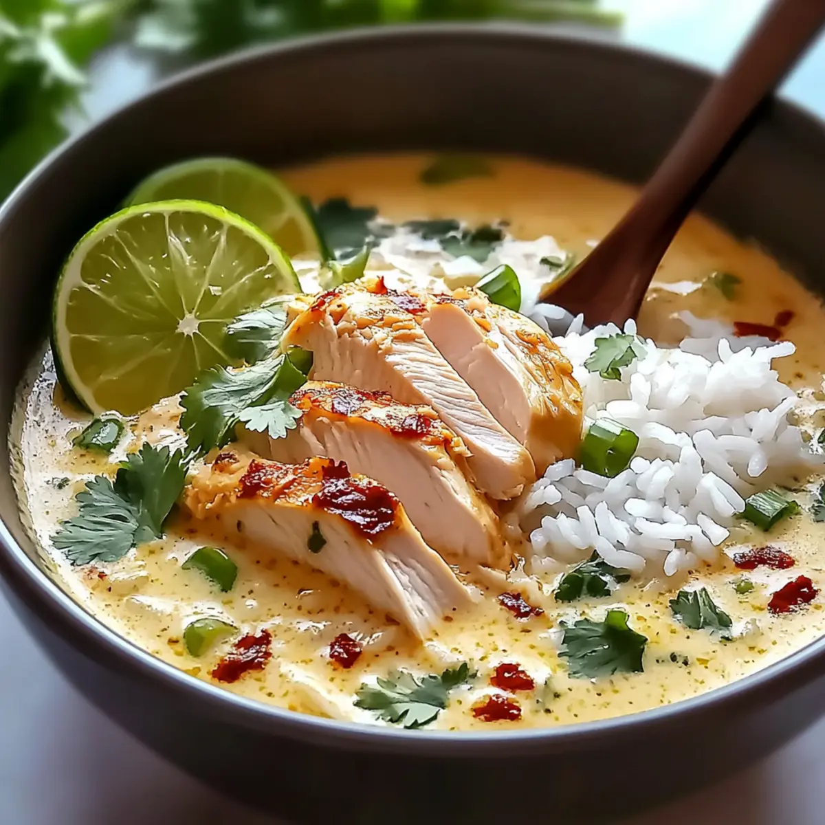 Coconut Chicken Brothy Rice: Cozy Comfort in Every Bite