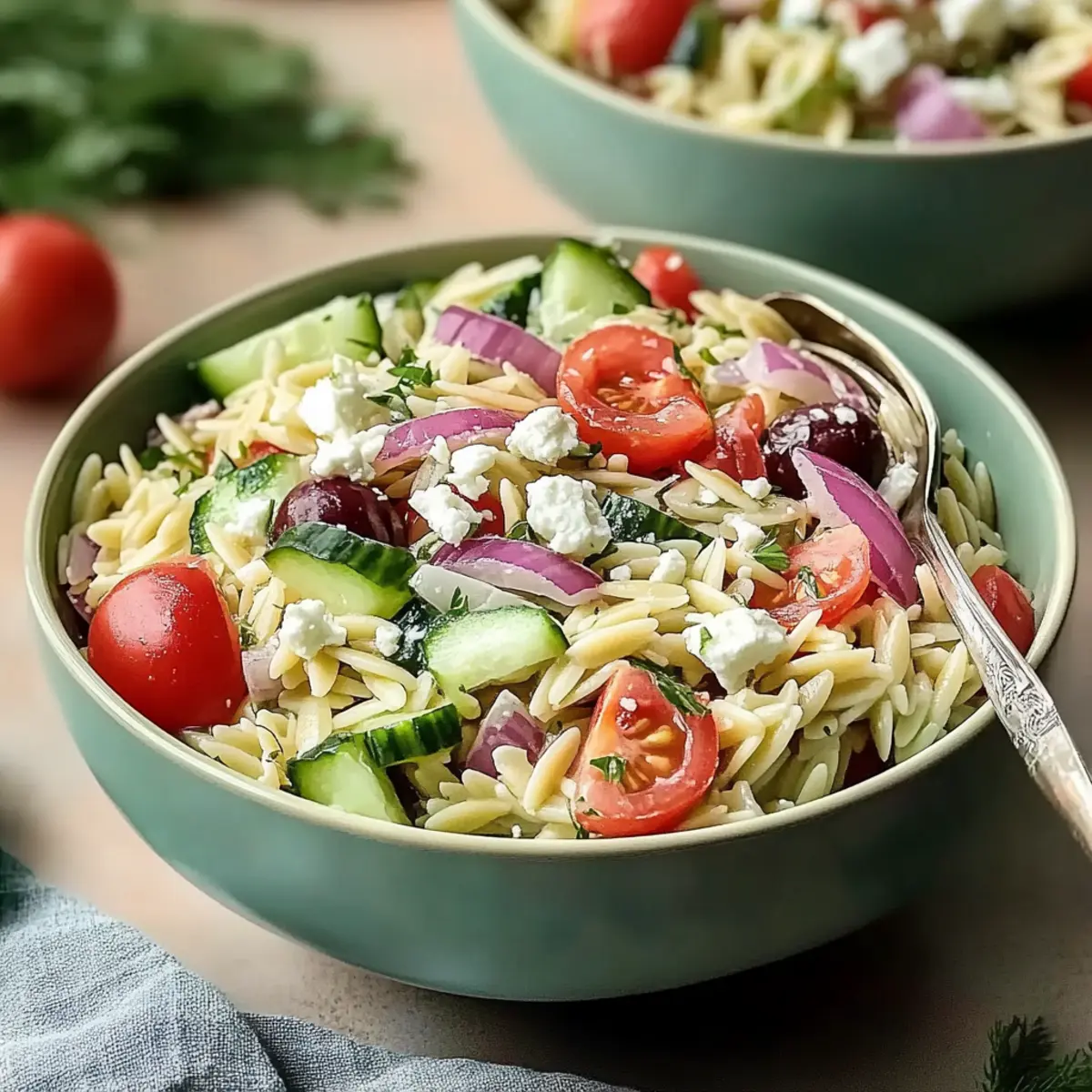 Refreshing Mediterranean Orzo Pasta Salad for Easy Summer Meals