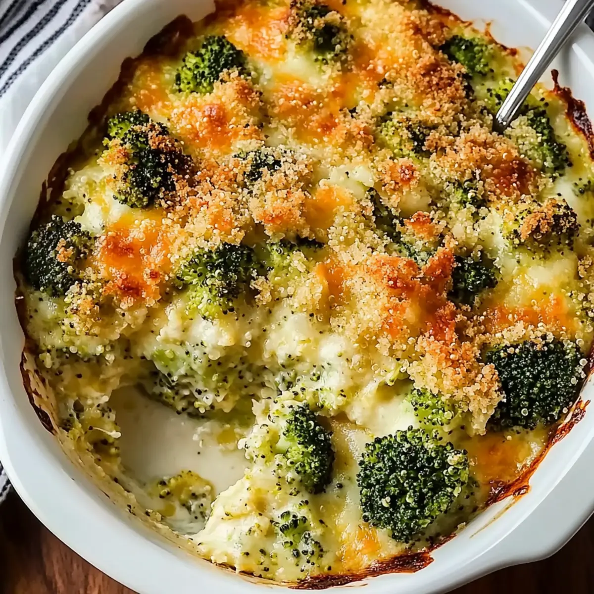 Creamy Quinoa Broccoli and Cheese Casserole You’ll Love