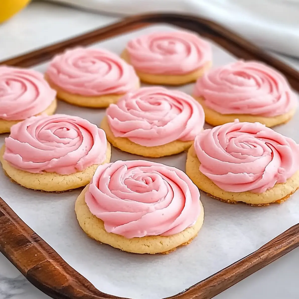 Soft and Chewy Pink Lemonade Cookies for a Sunny Day