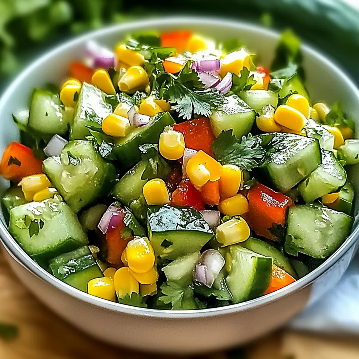 Zesty Mexican Cucumber Salad for a Refreshing Summer Bite