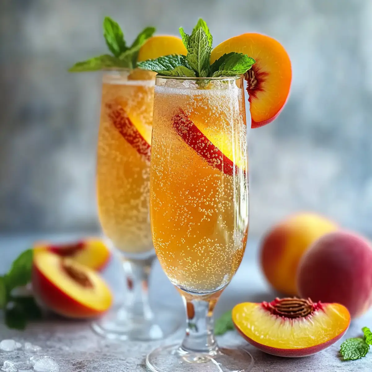 Ginger Peach Sparkler Mocktail: Your Refreshing Summer Treat