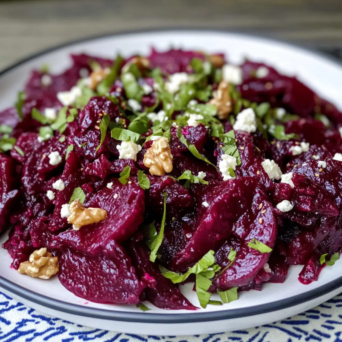 Vibrant Korean Beet Salad for a Healthy Taste Adventure