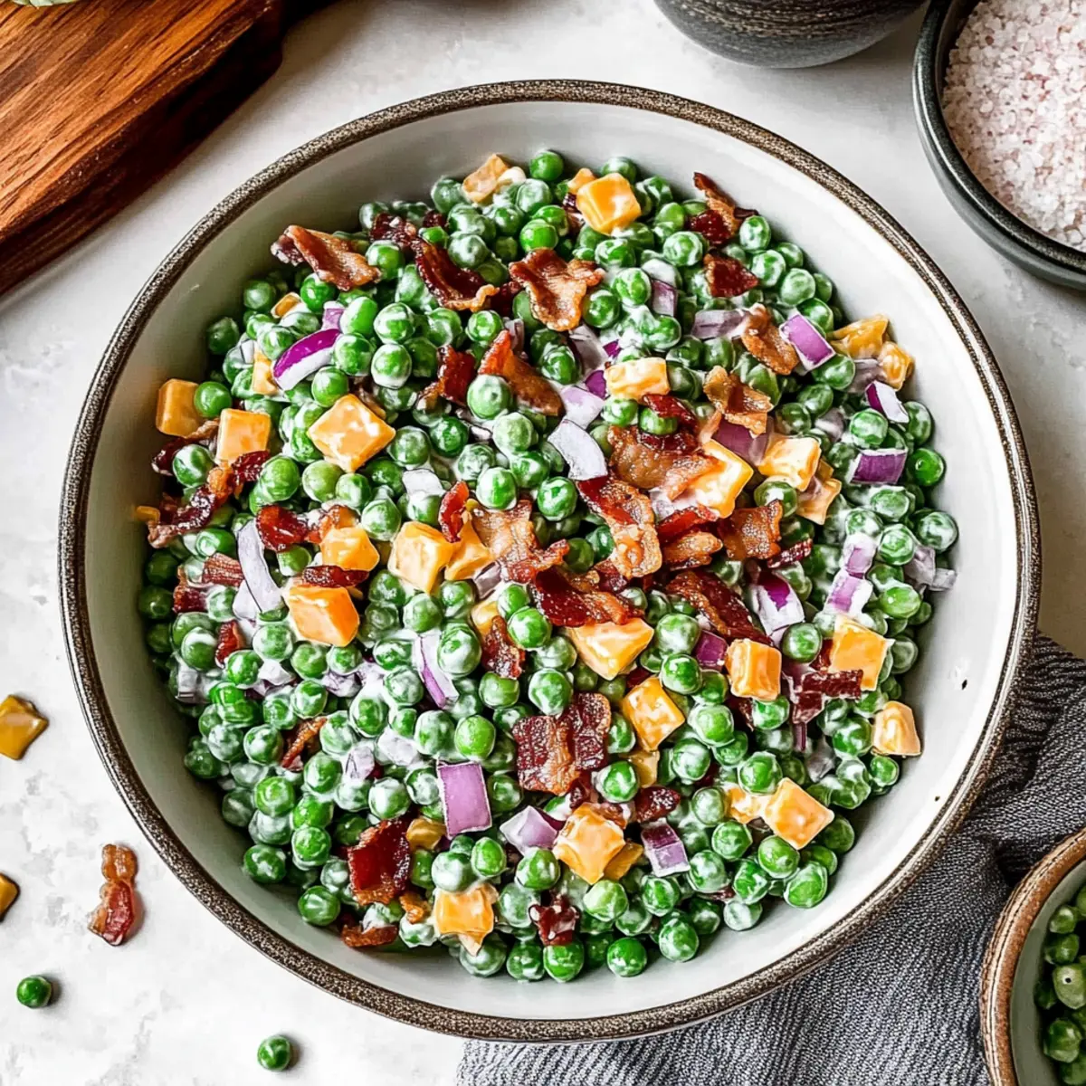 Creamy Pea Salad: Your Go-To Refreshing Side Dish