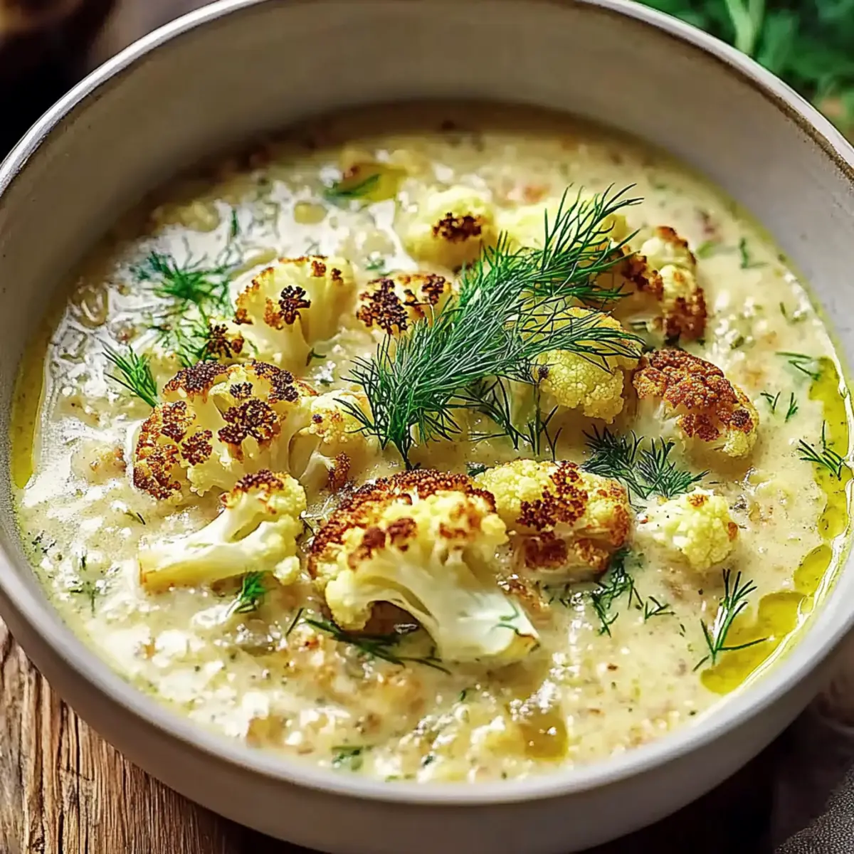 Mediterranean Cauliflower Soup: Creamy Comfort in Minutes