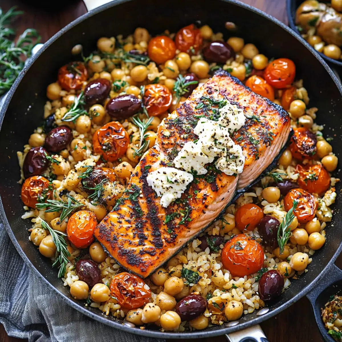 Mediterranean Salmon Bliss – Quick One-Pan Flavor Feast