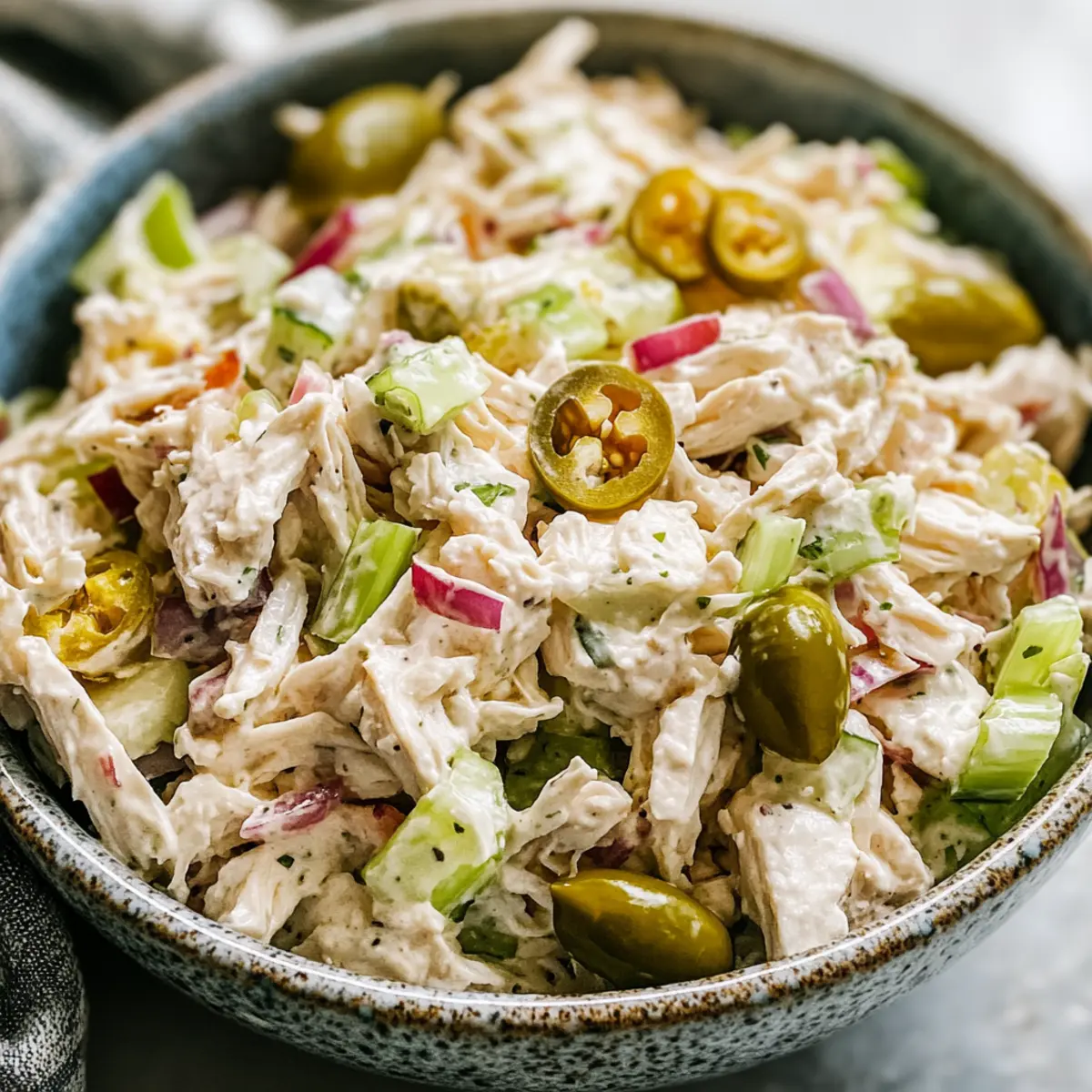 Pepperoncini Chicken Salad: Zesty Flavor in Every Bite