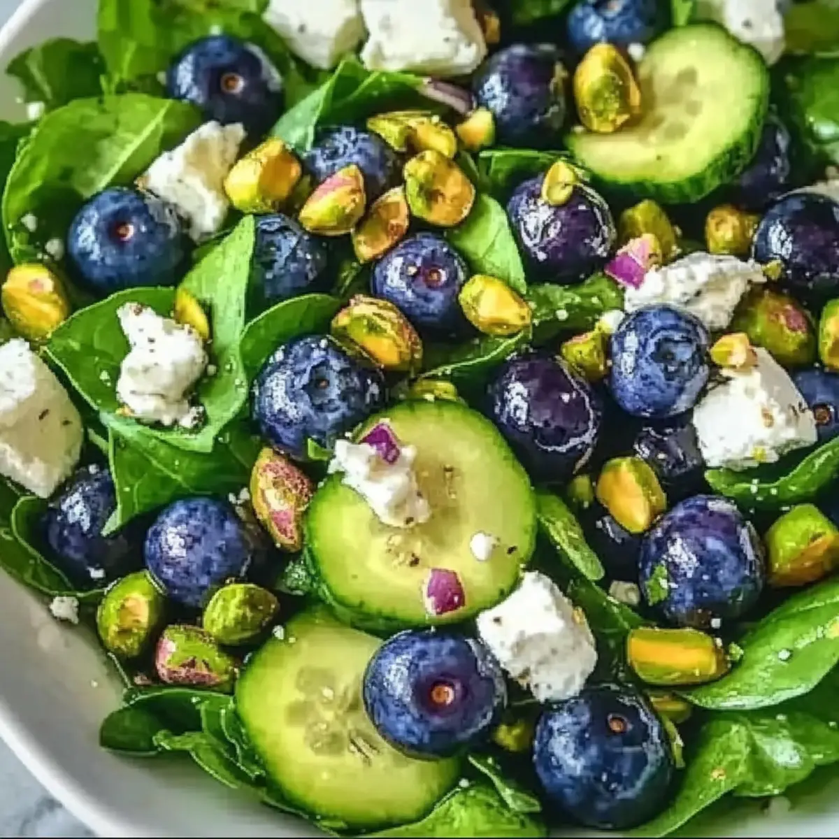 Blueberry Pistachio Spring Salad for a Refreshing Bite