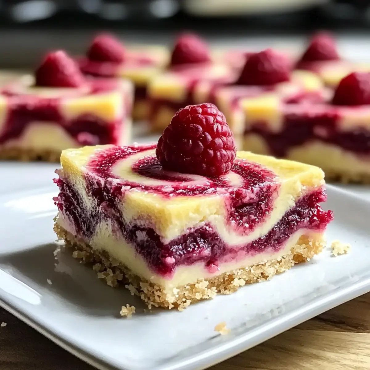 Lemon Raspberry Swirl Bars – Easy, Sweet, and Tart Bliss