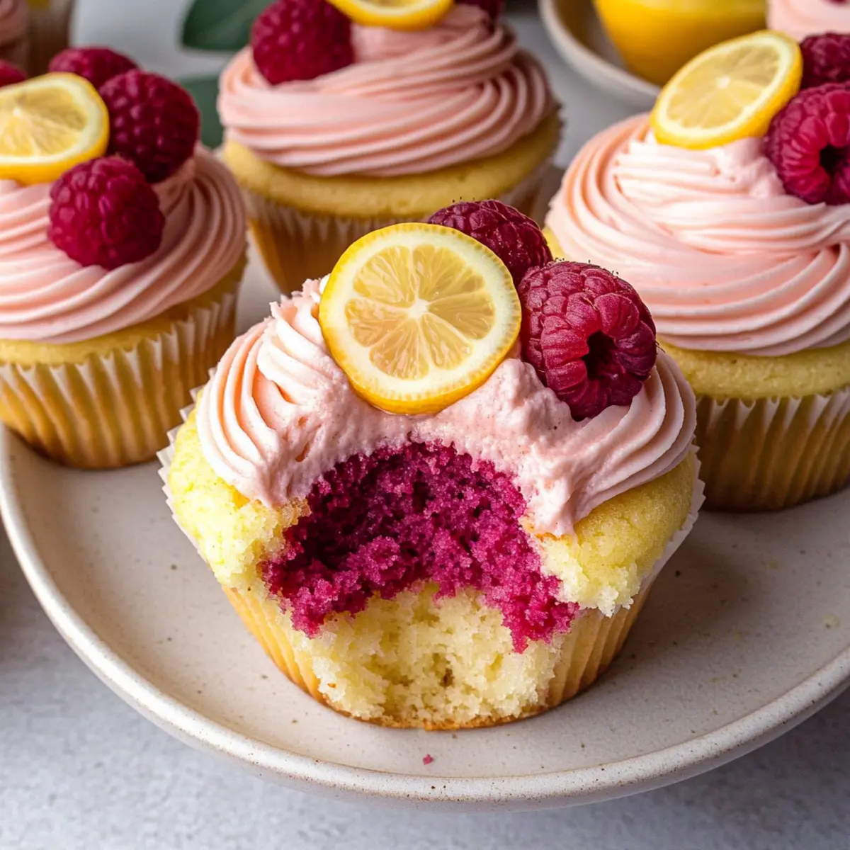 Lemon Raspberry Cupcakes with Lemon Curd: A Spring Treat