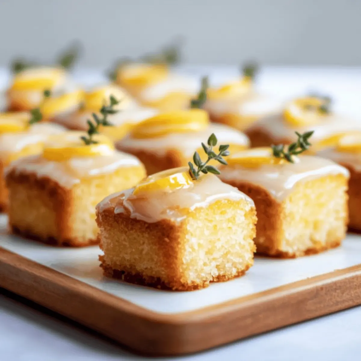 Mini Lemon Drizzle Cakes That Brighten Your Day
