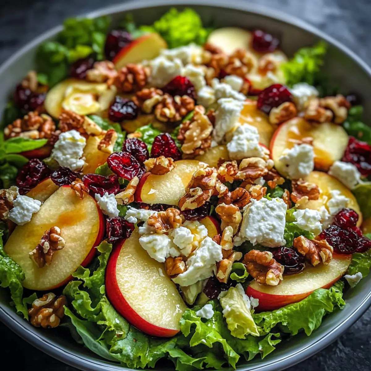 Delicious Honeycrisp Apple Feta Salad for a Cozy Autumn Bite