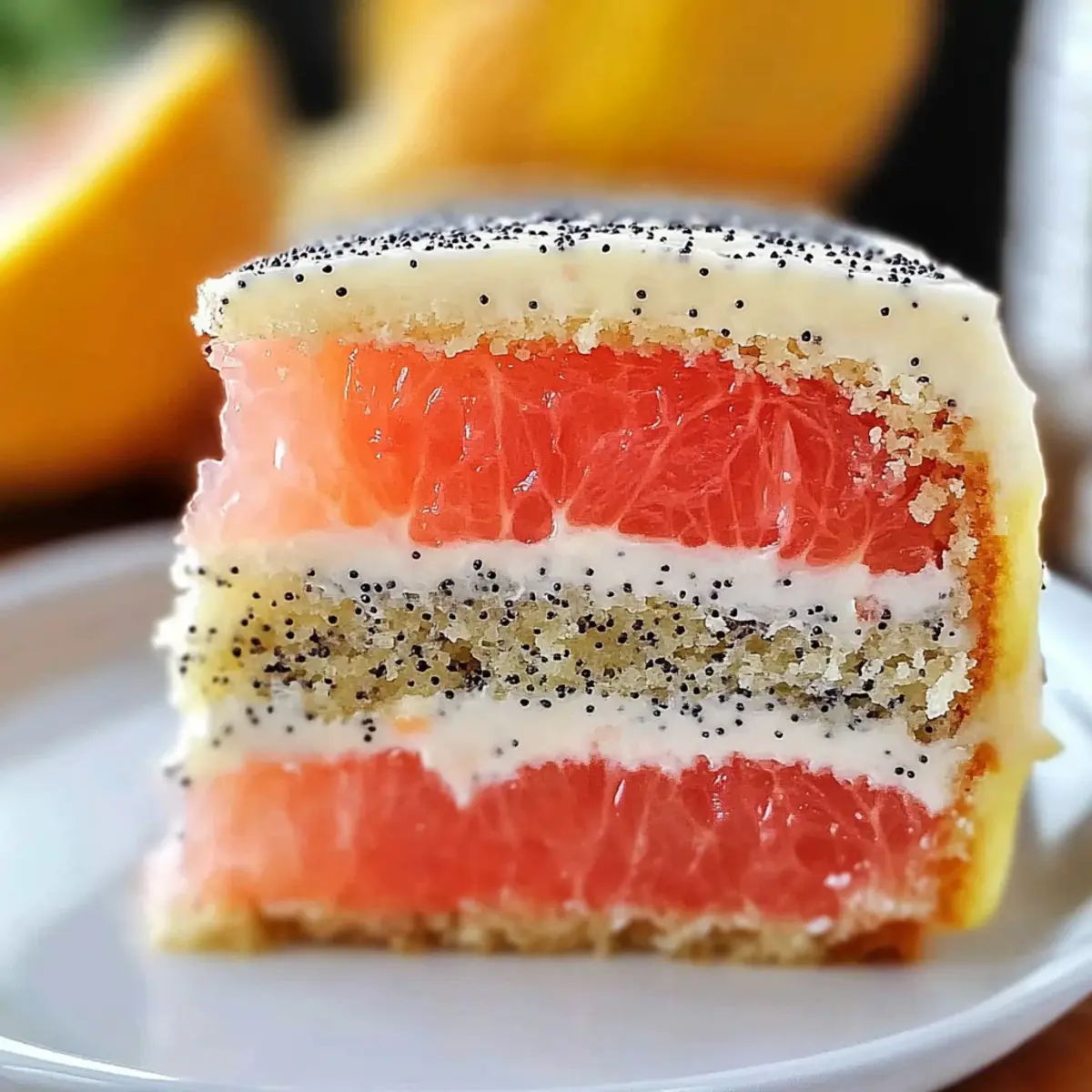 Grapefruit Poppy Seed Cake: Brighten Your Day with Citrus Delight