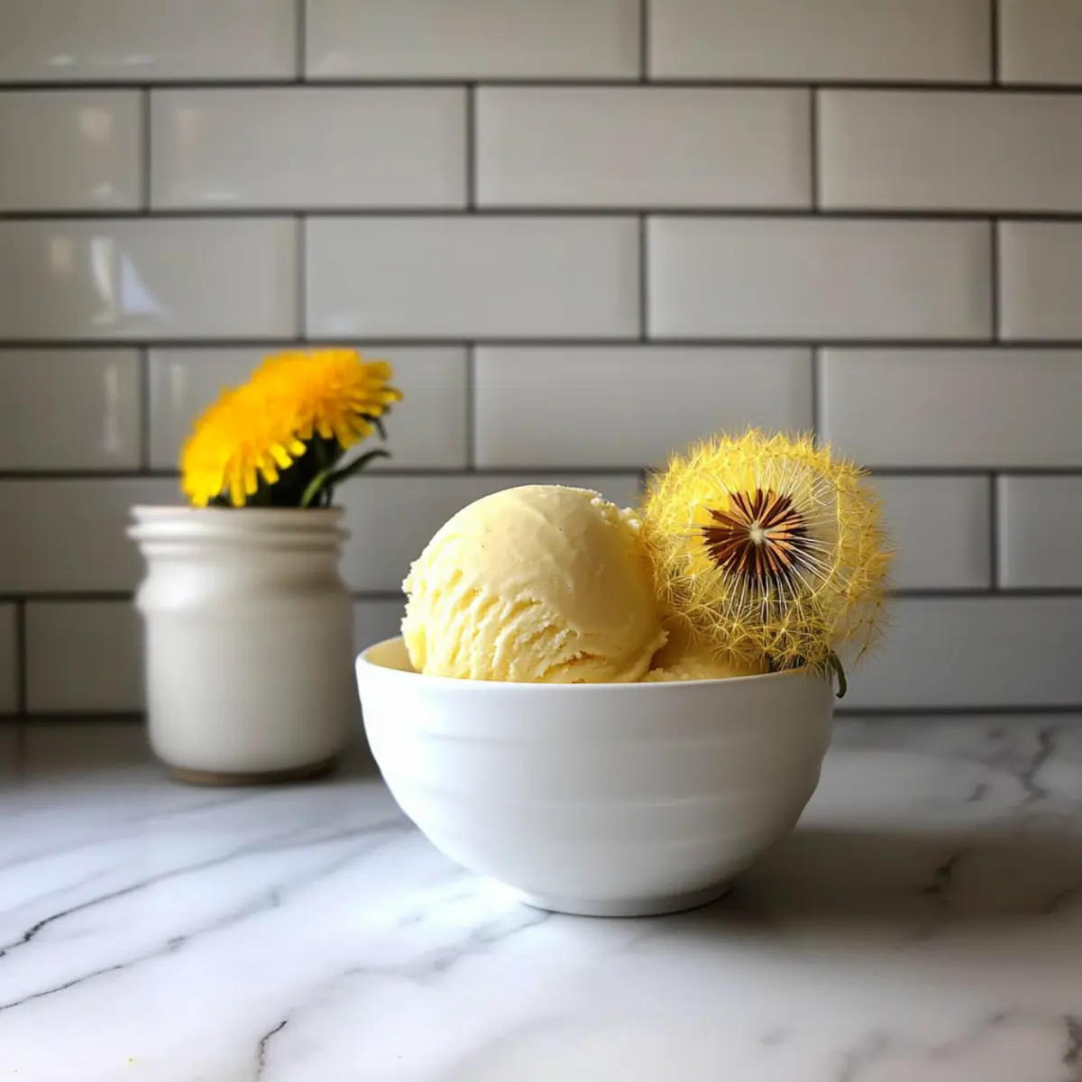 Dandelion & Honey Ice Cream: A Refreshing Spring Treat