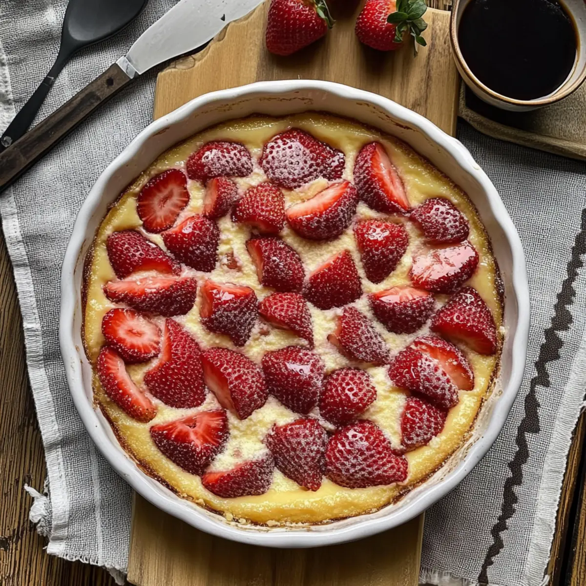 Irresistible Strawberry Flaugnarde: A French Delight to Savor