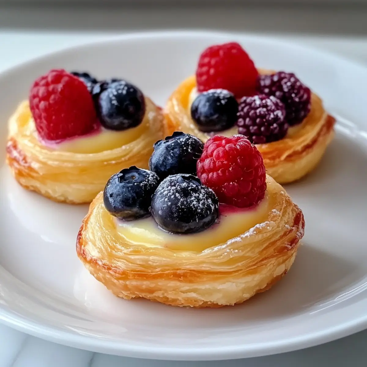 Decadent Berry Custard Pastries for Your Perfect Brunch