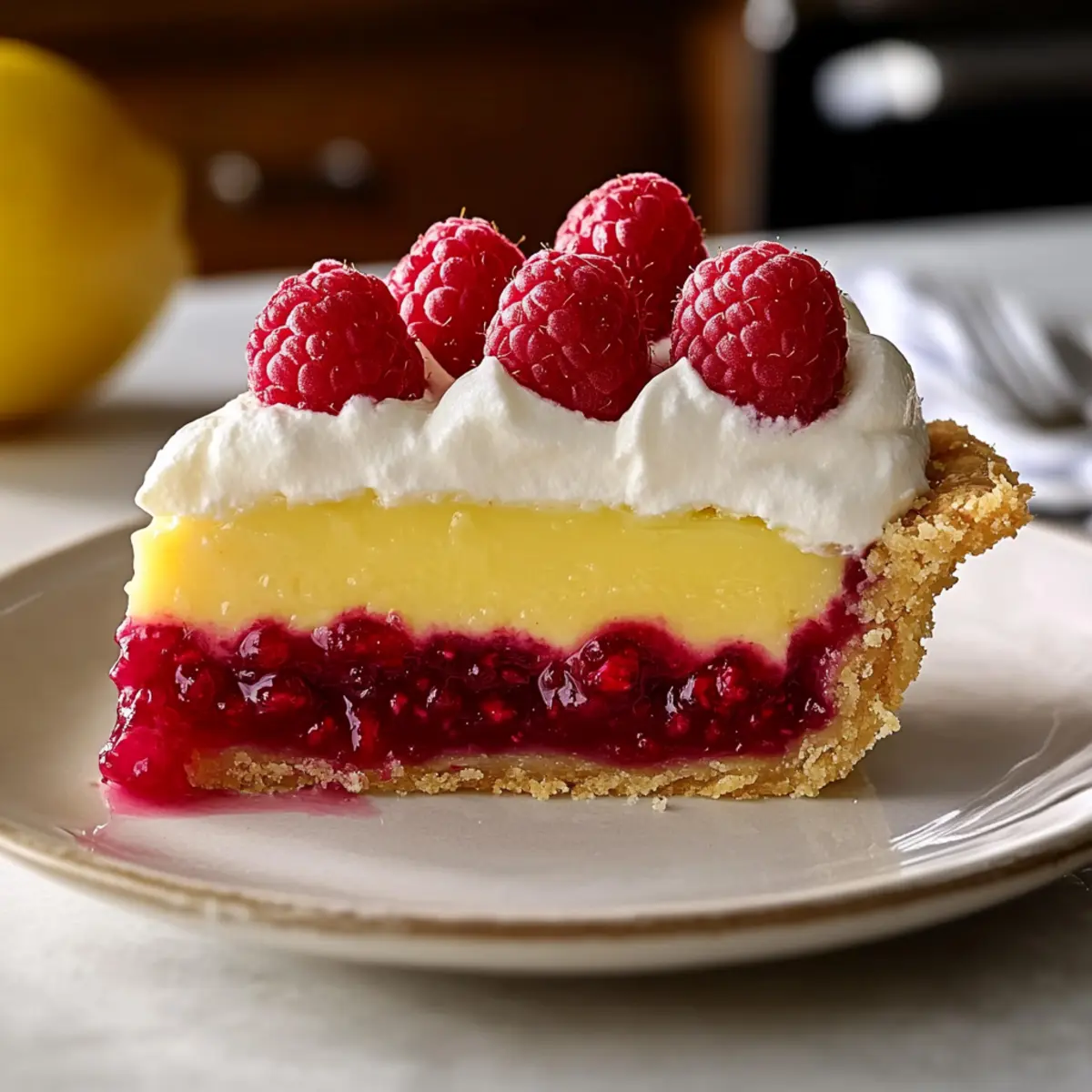 Lemon Raspberry Layered Pie With Kitchen Science Magic