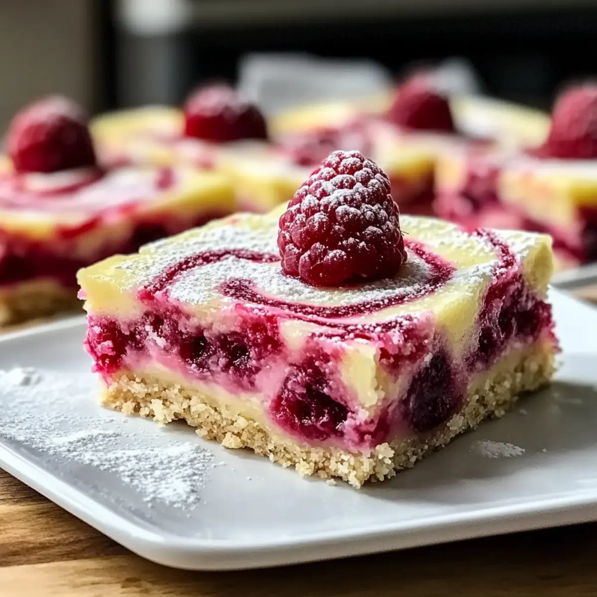 Delightful Lemon Raspberry Swirl Bars for a Sweet Escape