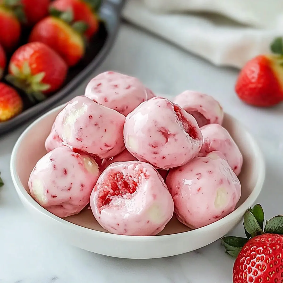 Easy Strawberry Yogurt Bites for a Sweet, Healthy Snack