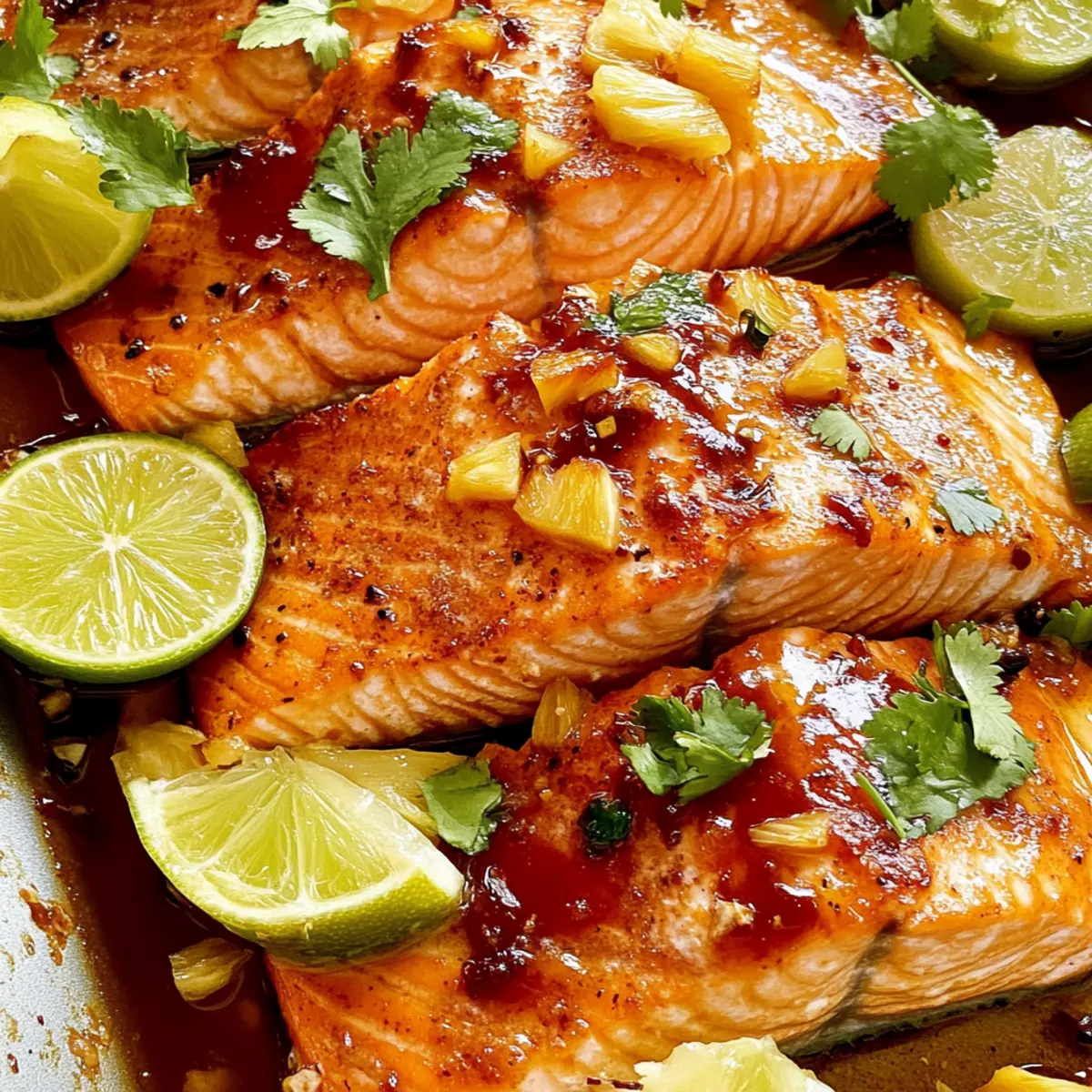 Baked Pineapple Salmon: A Quick Thai-Inspired Delight