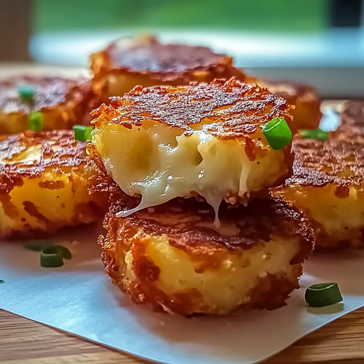 Loaded Hashbrown Bites: Crispy, Cheesy Perfection Awaits
