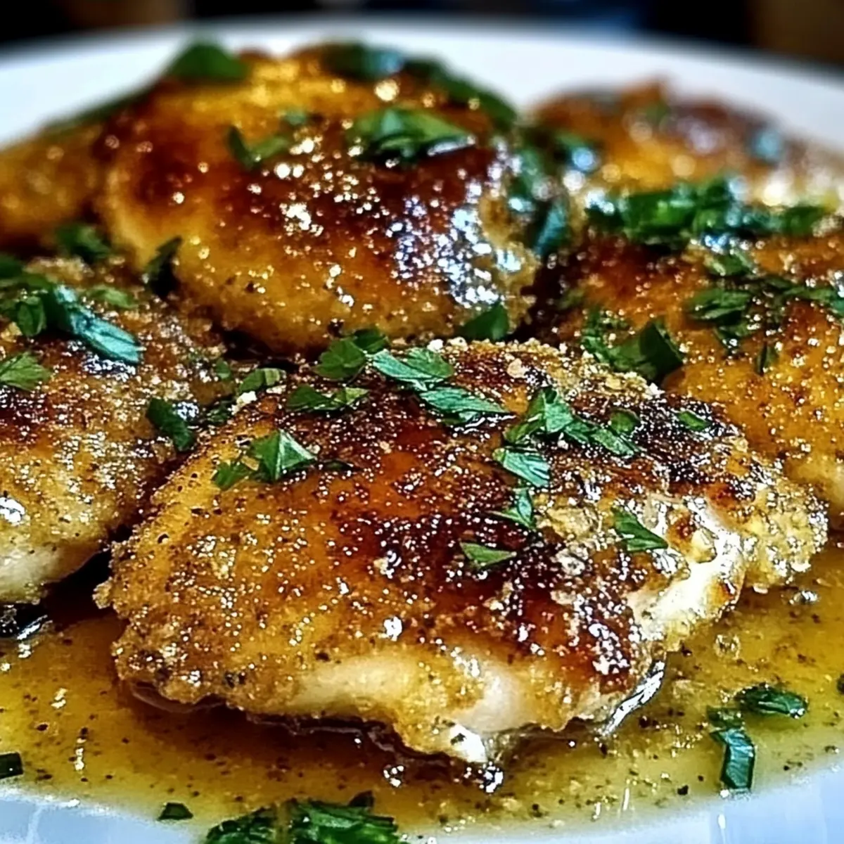 Crispy Italian Chicken Christopher with Garlic Butter Bliss