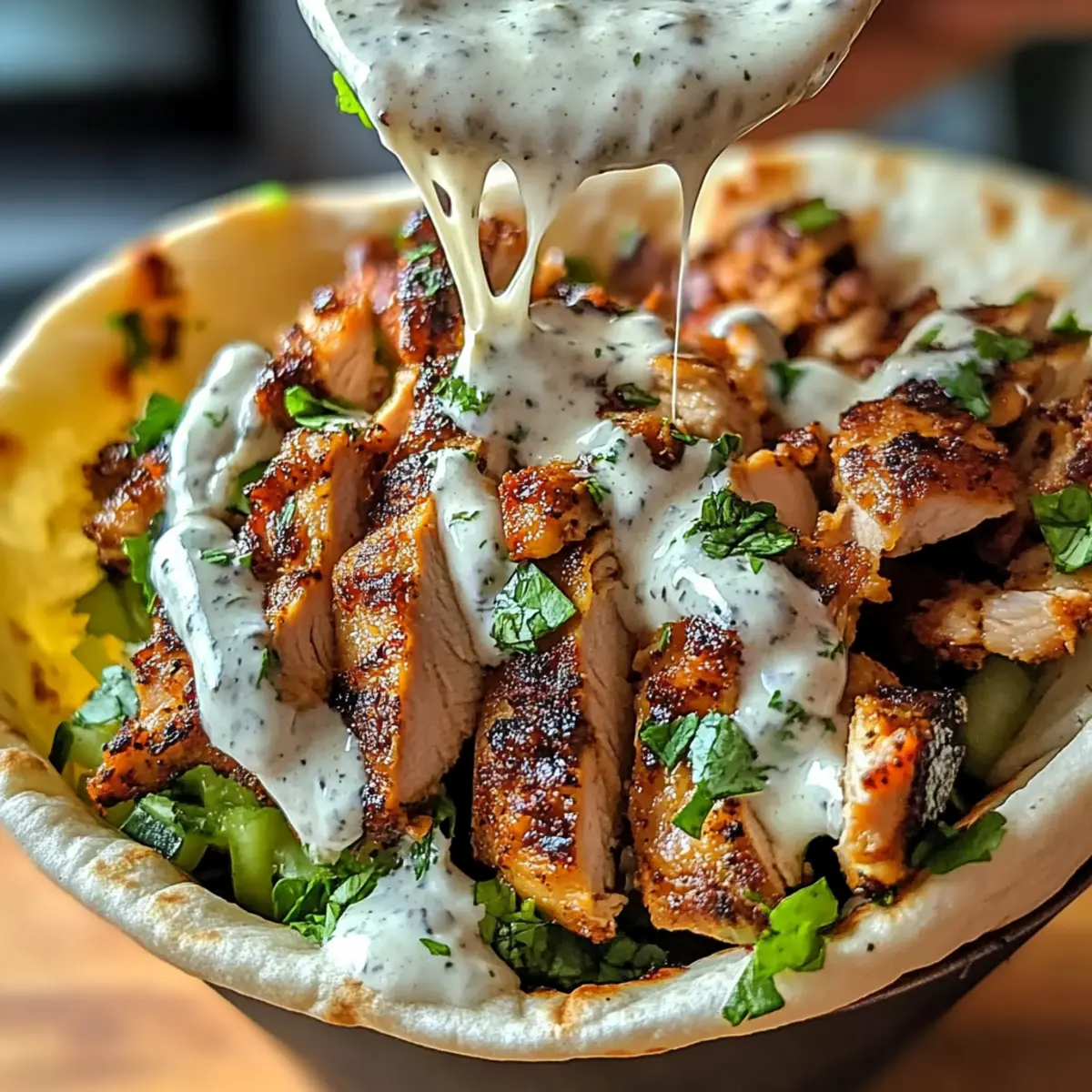 Delicious Chicken Shawarma with Garlic Sauce in 90 Minutes