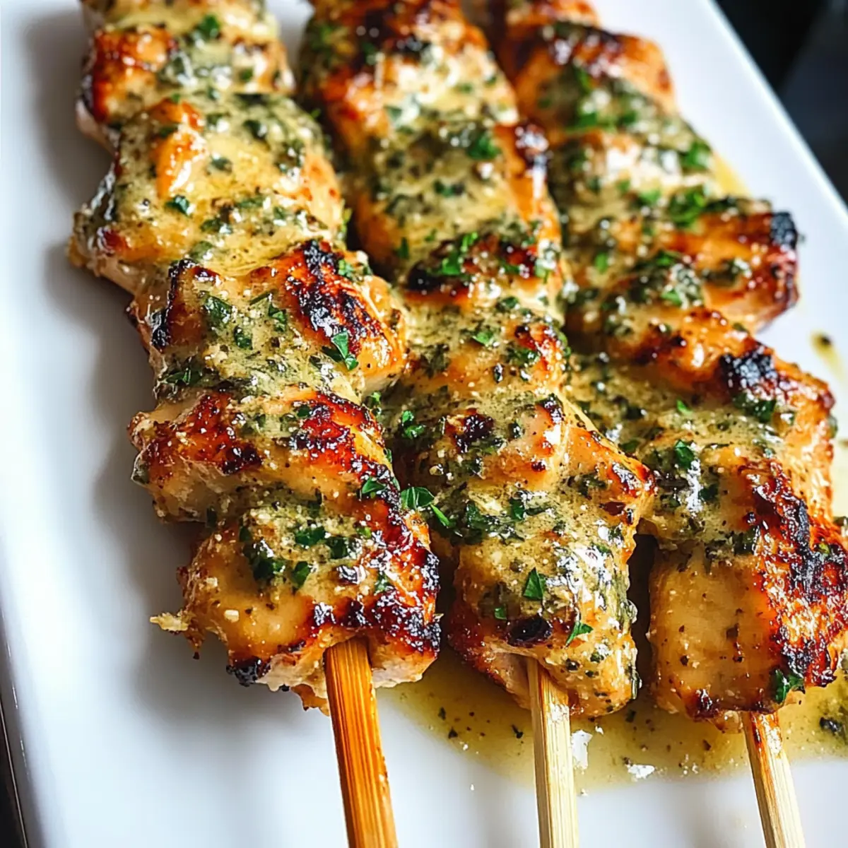 Ranch Garlic Parmesan Chicken Skewers for Flavorful Nights