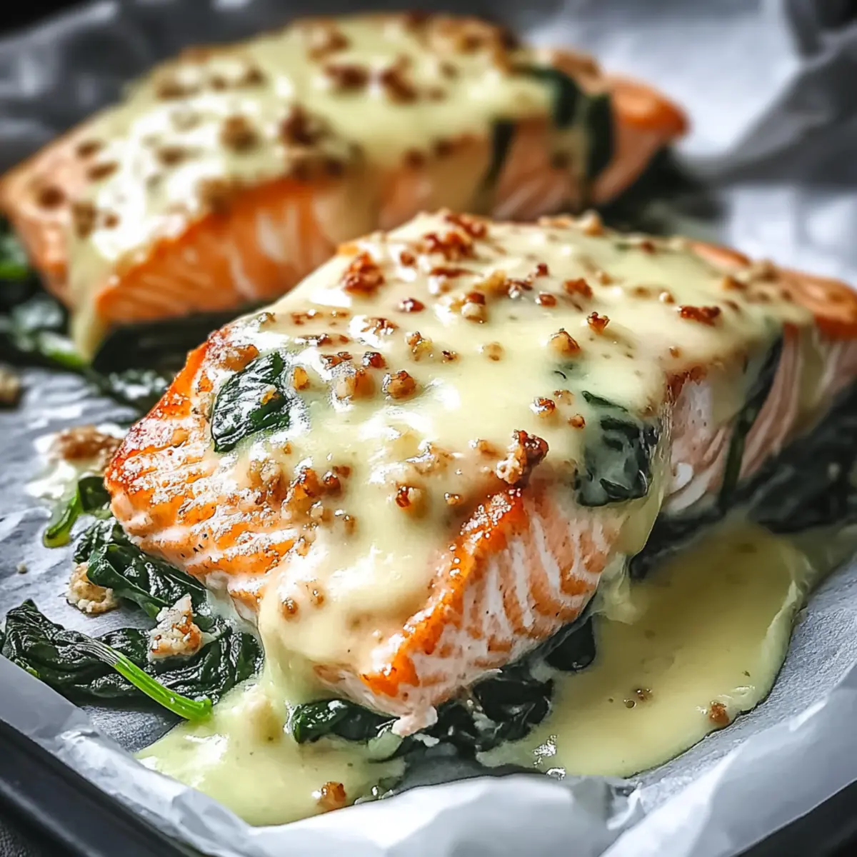 Baked Salmon with Spinach: A Flavor-Packed Healthy Delight