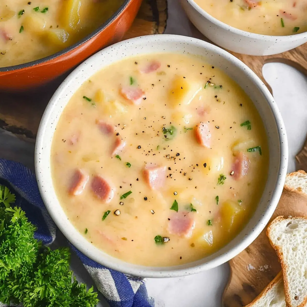 Creamy Cheesy Ham and Potato Soup for Cozy Nights