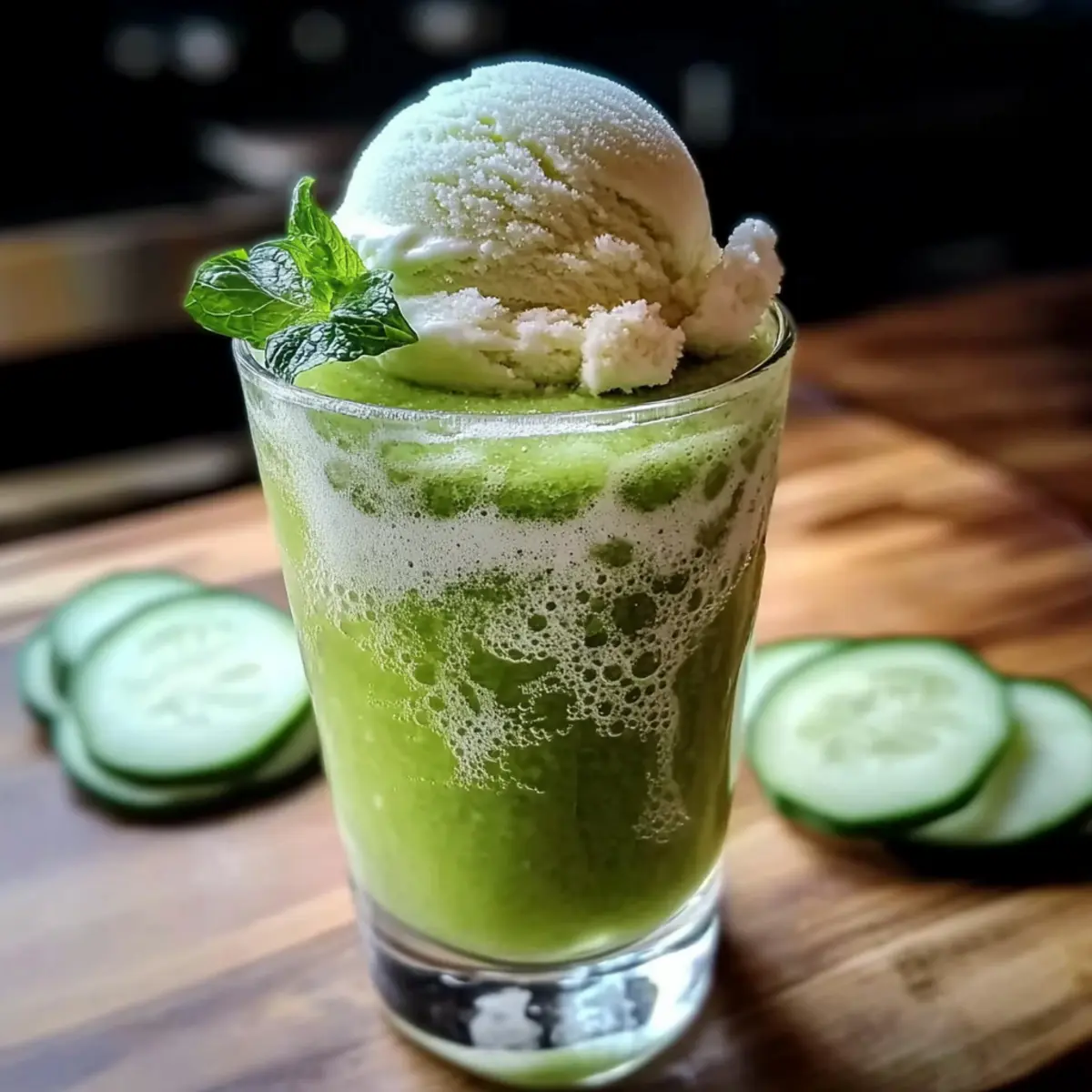 Refreshing Melon Cream Soda Float for Your Summer Vibes