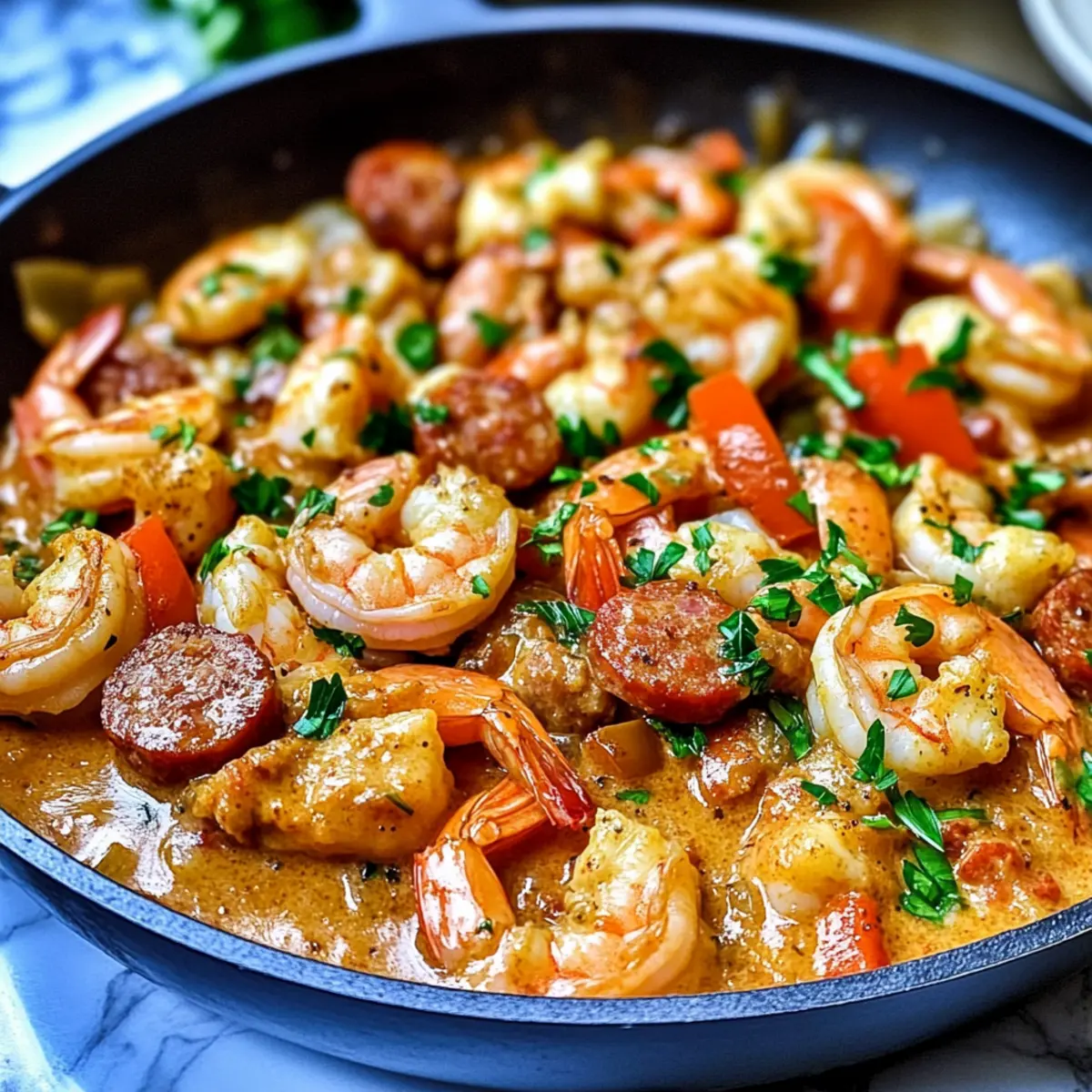 Spicy Keto Shrimp and Sausage Skillet That You’ll Crave