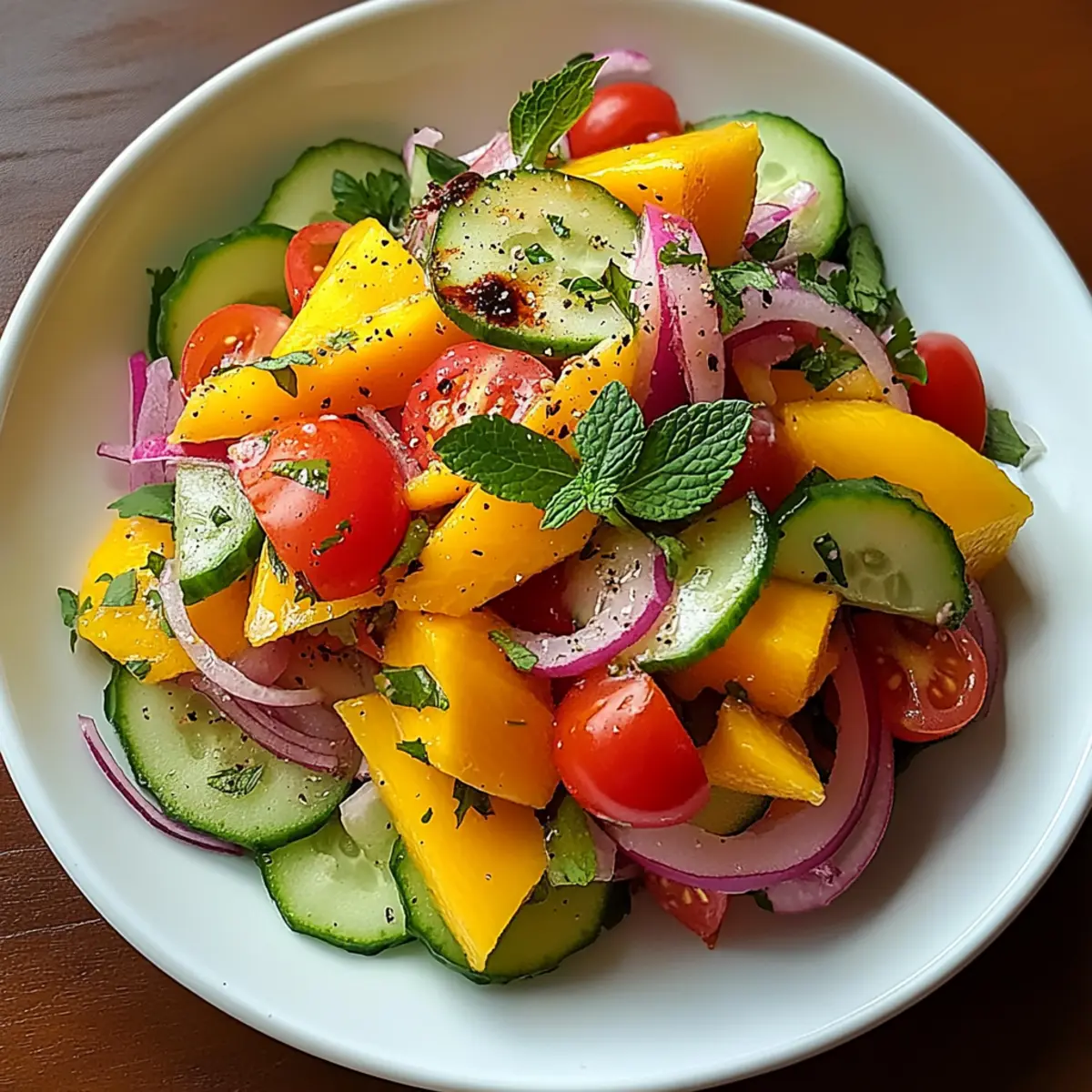Mango Salad Recipe with Lime Dressing for a Fresh Summer Boost