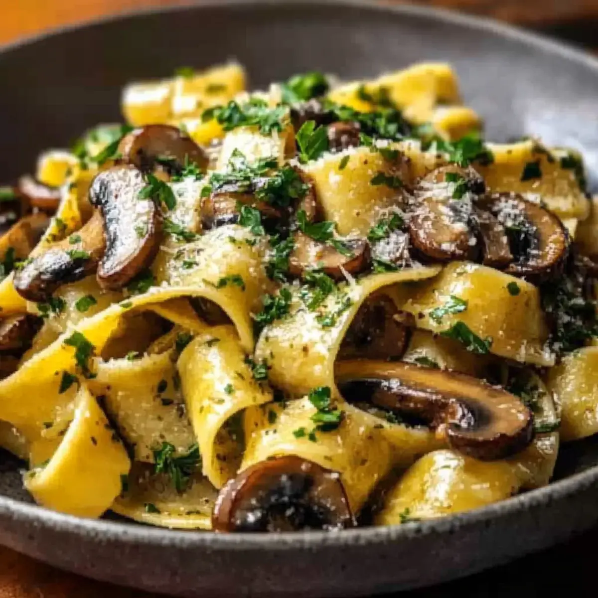 Garlic Butter Mushroom Pappardelle: Your 30-Minute Comfort Dish