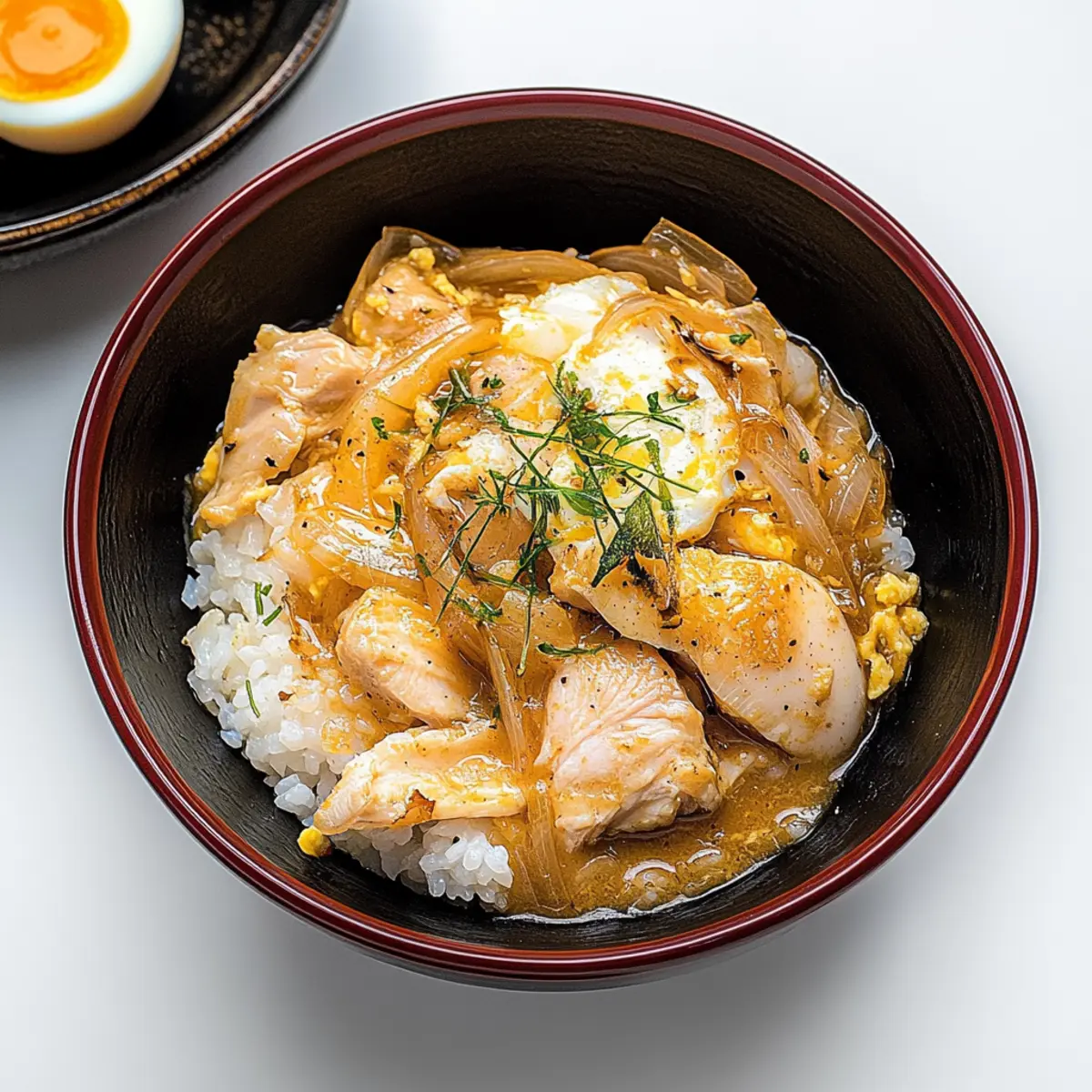 Savory Rice Cooker Oyakodon: A Cozy Japanese Comfort Bowl