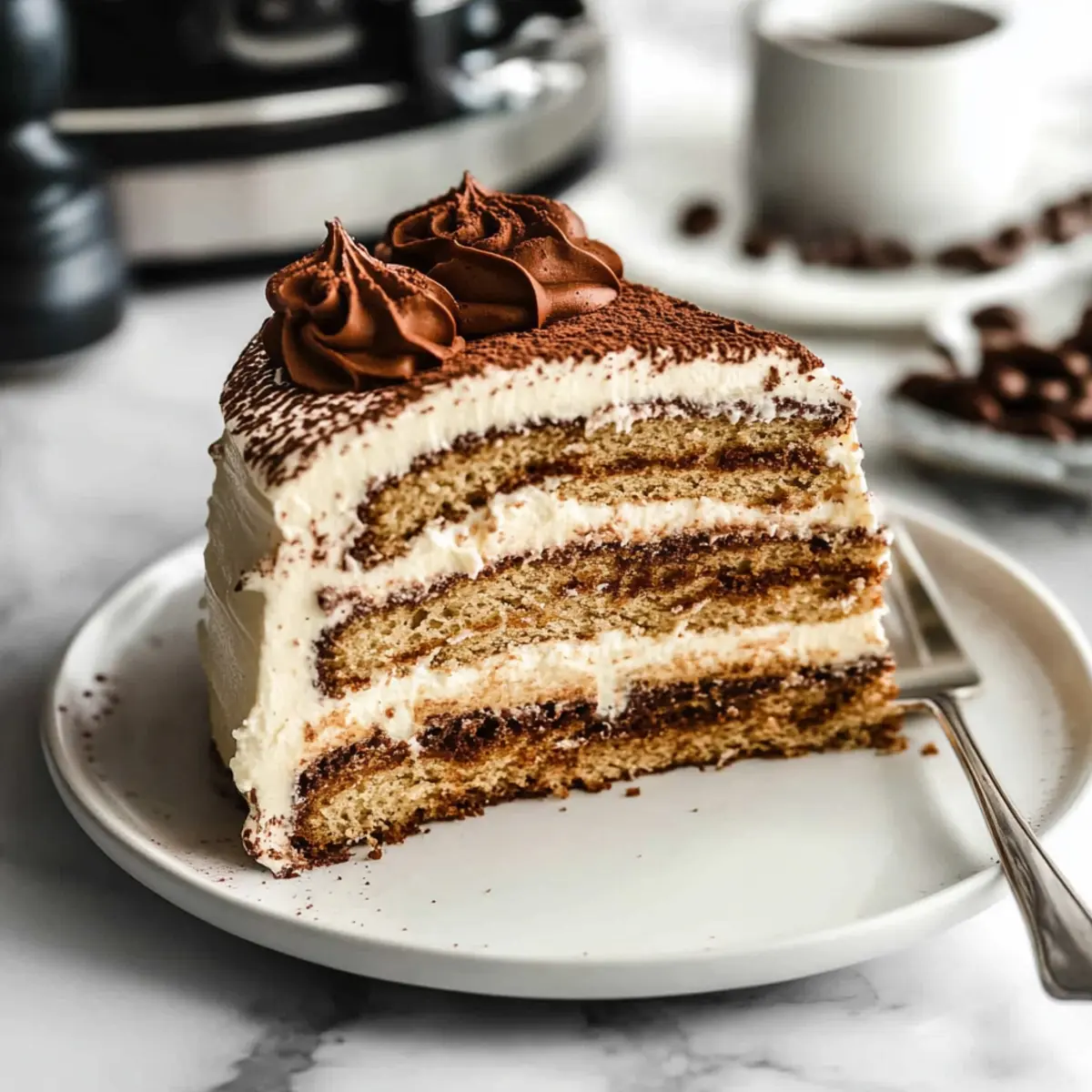 Heavenly Tiramisu Cake with Mascarpone Frosting Delight