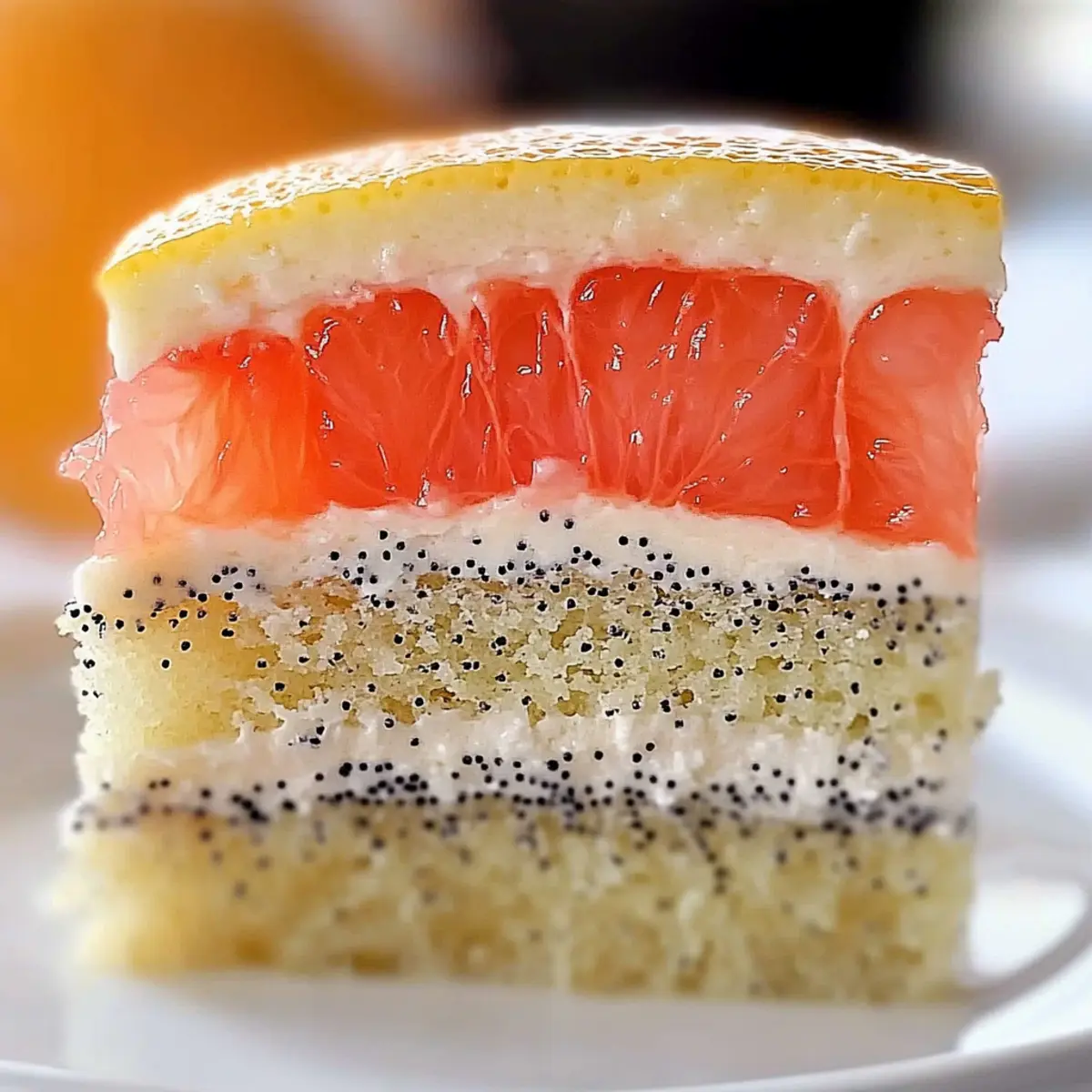 Grapefruit Poppy Seed Cake: A Refreshing Citrus Delight