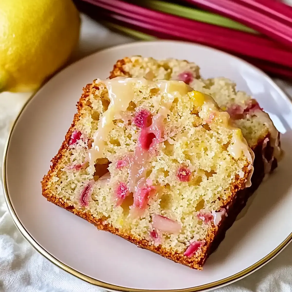 Moist Lemon Rhubarb Bread to Brighten Your Spring Baking