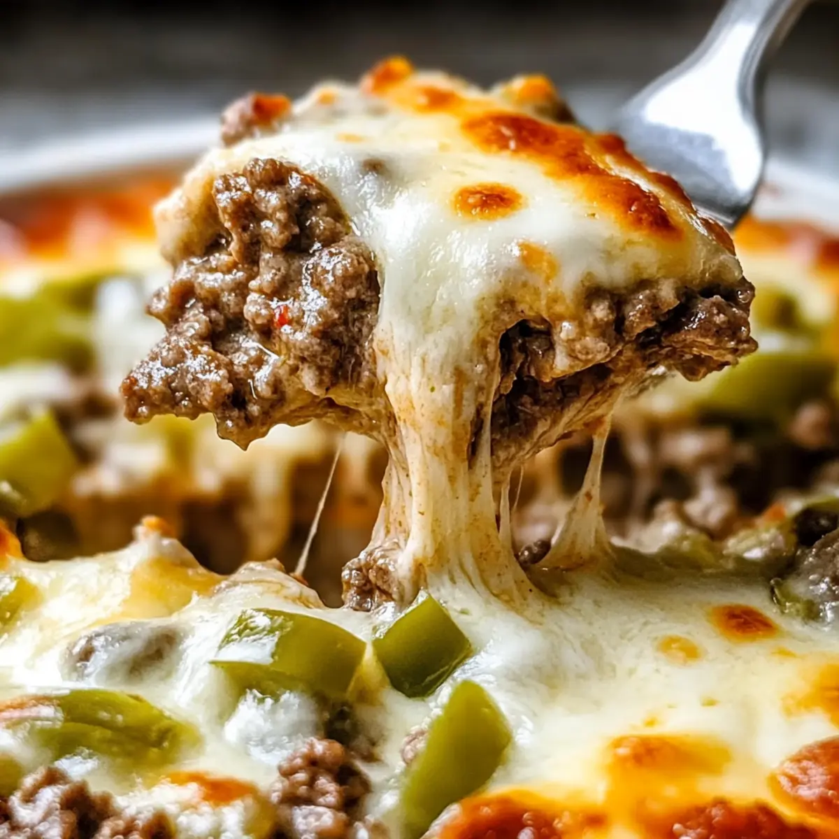 Low Carb Philly Cheesesteak Casserole You’ll Crave Every Day