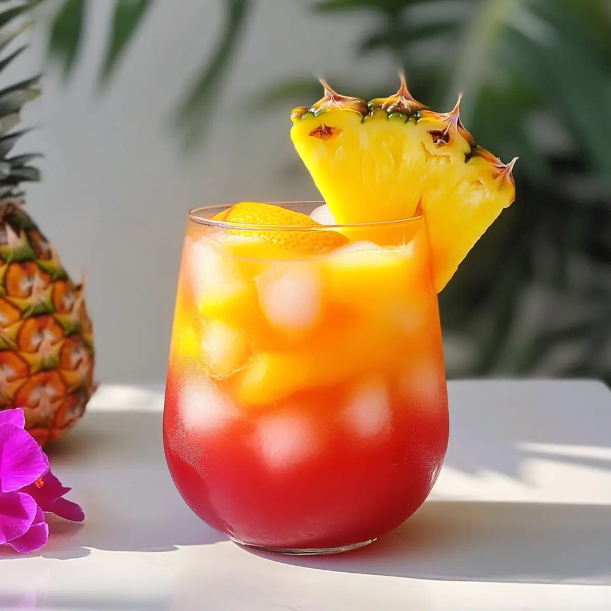Sunshine Sips: Refreshing Tropical Mocktail for Every Moment