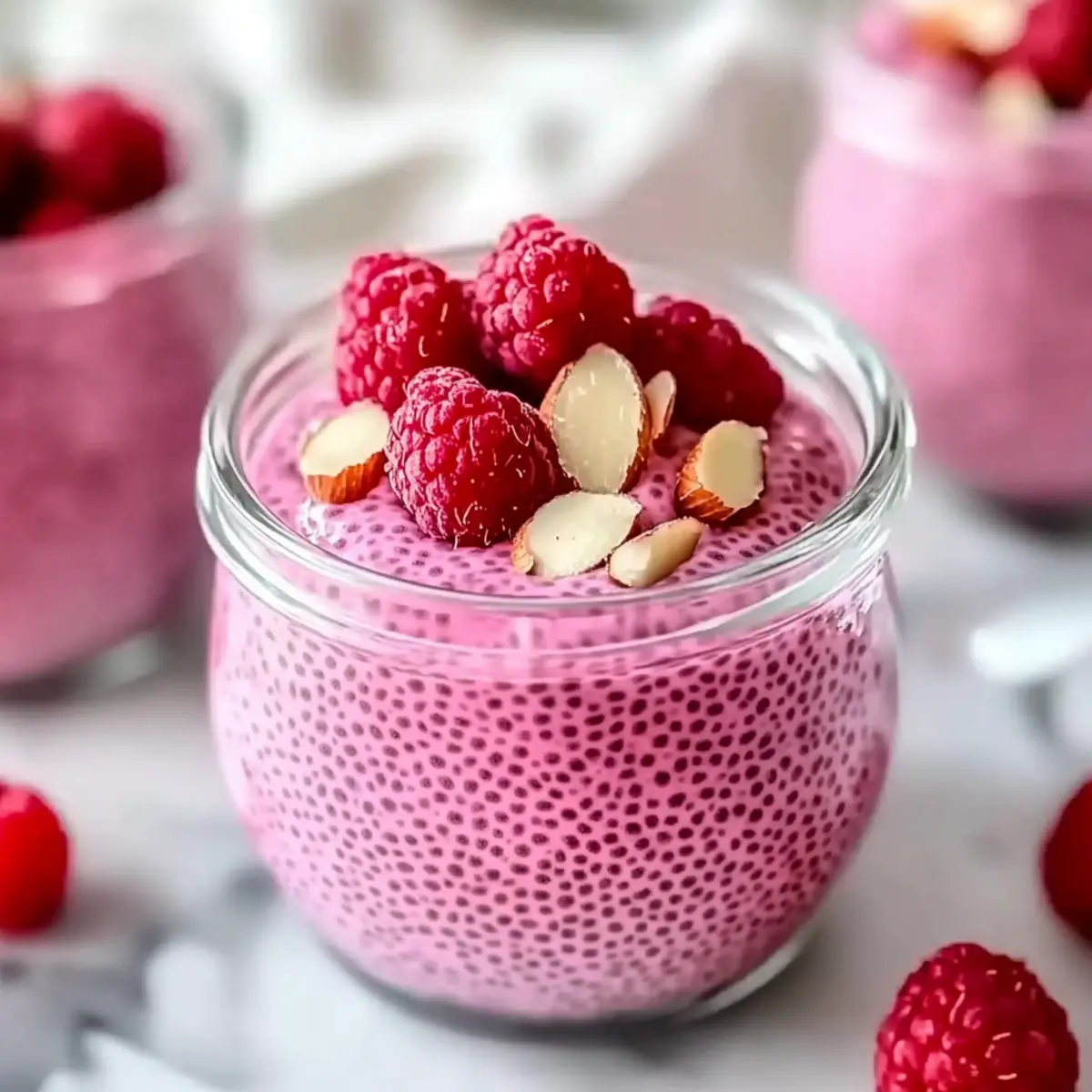 Creamy Raspberry Chia Pudding for Guilt-Free Indulgence
