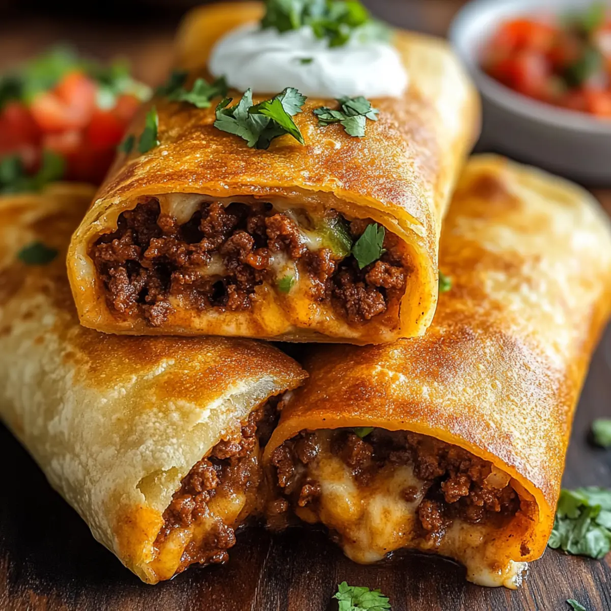 Beef and Cheese Chimichangas: Your New Family Favorite!